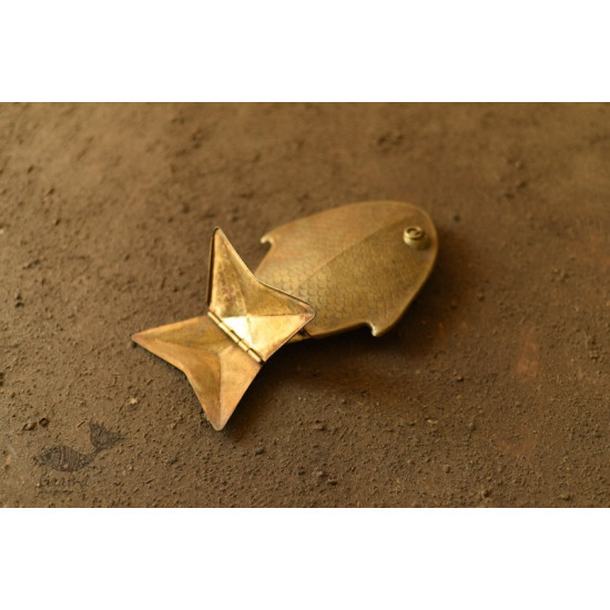 handmade brass Fish Platter