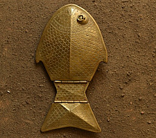 Ahar ✽ Brass - Fish Platter
