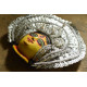 shop handmade chhau mask from bangal - durga-silver