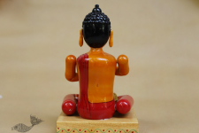 Etikoppaka ♡ Wooden Toy ♡ Buddha (  24 x14 cm )