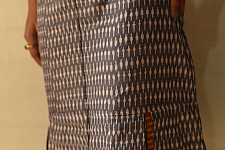 Ikat Handloom Cotton Designer Bodycon Skirt