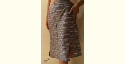 Ikat Handloom Cotton Designer Bodycon Skirt
