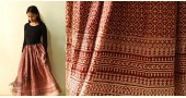 shop Jawariya Block Printed Long Skirt / Ghagra - Red