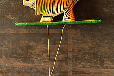Handmade Wooden Toy - Tiger