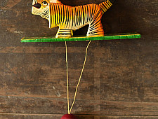 Handmade Wooden Toy - Tiger