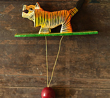 Handmade Wooden Toy - Tiger