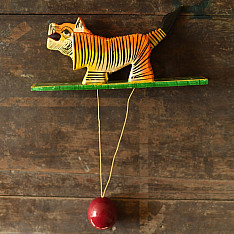 Handmade Wooden Toy - Tiger