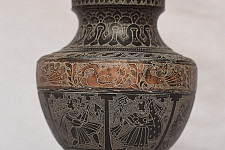 Antiquities from Khajuraho | Gangajali with copper band