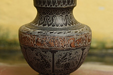 Antiquities from Khajuraho | Gangajali with copper band