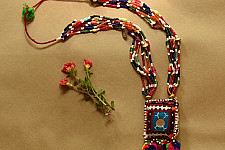 FolkLove | Handmade Banjara Necklace / Embroidered Necklace