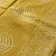 shop Bagru Printed Cotton Yellow Saree