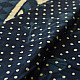 Exclusive Block Printed Cotton Dabu ~ Doted Indigo Saree