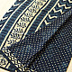 Exclusive Block Printed Cotton Dabu ~ Doted Indigo Saree