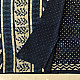 Exclusive Block Printed Cotton Dabu ~ Doted Indigo Saree