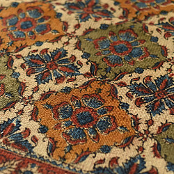 A finite infinity ❧ Kalamkari Natural Color Dhurrie ( 2 X 4 ) - V