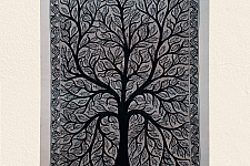 Aripan | Madhubnai Painting - Matasya Tree of Life