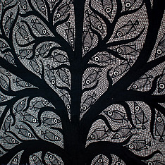 Aripan | Madhubnai Painting - Matasya Tree of Life