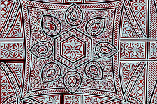 Mandana Art - Painting  (Red)