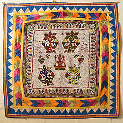 Prachin . प्राचीन  ❂ Saurashtra Region Beaded Old & Antique Wall Hanging - A