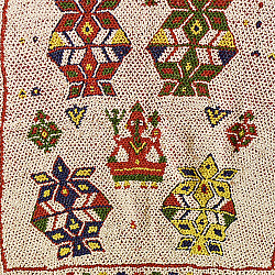 Prachin . प्राचीन  ❂ Saurashtra Region Beaded Old & Antique Wall Hanging - A