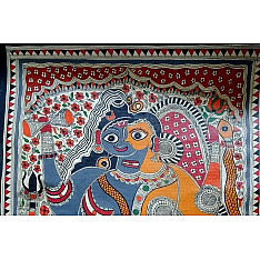 Madhubani painting | Ardhnareshwar