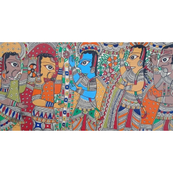 Madhubani painting | Sita Ram