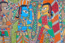 Madhubani painting | Sita Swayamvar