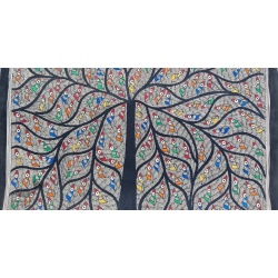 Madhubani painting | Tree of Life ( Birds )