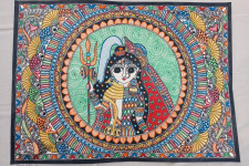 Madhubani painting | Ardhanaranari