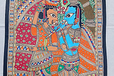 Madhubani Painting | Radhe Krishna