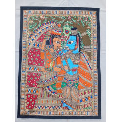 Madhubani Painting | Radhe Krishna