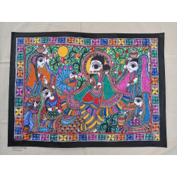 Madhubani painting | Krishnasakhi