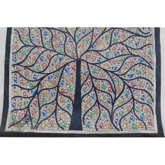 shop Madhubani painting| Tree of Life ( Birds )