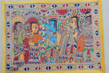 Madhubani painting | Sita Ram