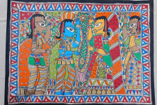 Madhubani painting | Sita Swayamvar