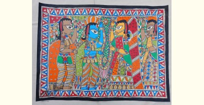 Madhubani painting | Sita Swayamvar