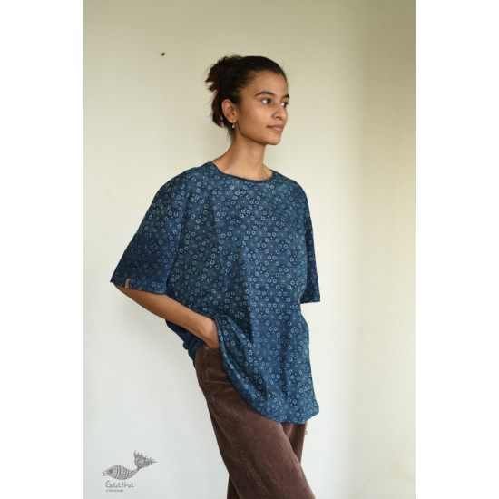 buy ajrakh hand block printed tshit