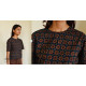 buy Ajrakh Cotton T-shirt - Block Printed