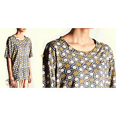 Ajrakh T-shirt ~ Vegetable Colors