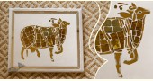 आइना महल ♣ Mirror Inlay ♣ Wall Hangings ♣ Cow. A