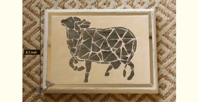 आइना महल ♣ Mirror Inlay ♣ Wall Hangings ♣ Cow. C
