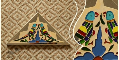 आइना महल ♣ Mirror Inlay ♣ Wall Hangings ♣ Parrots