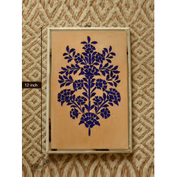 आइना महल ♣ Mirror Inlay ♣ Wall Hangings ♣ Flowers . B