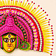 shop Handmade Paper Mache Chhau Mask - Ambika