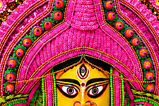 Mukhauta . मुखौटा : Handmade Wall Hanging Chhau Mask - Ambika