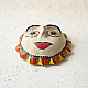 shop Madhubani Hand Painted Paper Mache Wall Handing - Sun