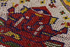 Prachin . प्राचीन | Antique Wall Decor Ganesh - Bead Work Chakda