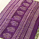 shop Bagru Block Printed Cotton Green Saree With Purple Pallu
