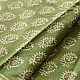 shop Bagru Block Printed Cotton Green Saree With Purple Pallu