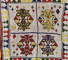 Prachin . प्राचीन  ❂ Saurashtra Bead Work - Old & Antique Wall Hanging ( Chakda)